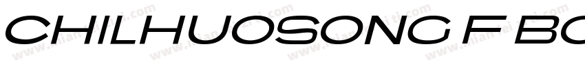 ChilHuosong F Bold字体转换